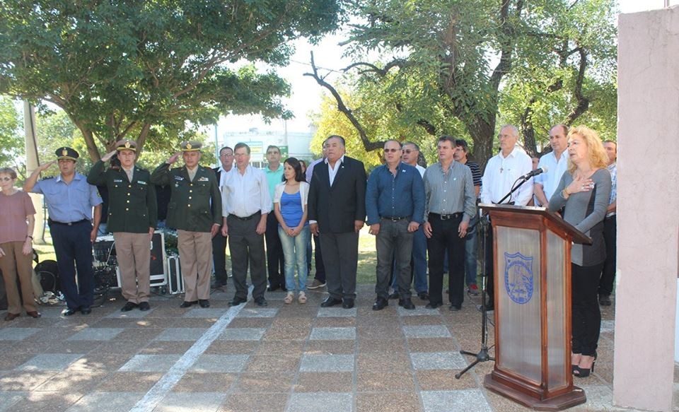 Acto por el Día del Veterano y los Caídos en Malvinas en Ceres