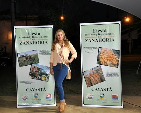 San Guillermo: Talía Pietrobón presente en la «Fiesta Nacional de la Zanahoria»