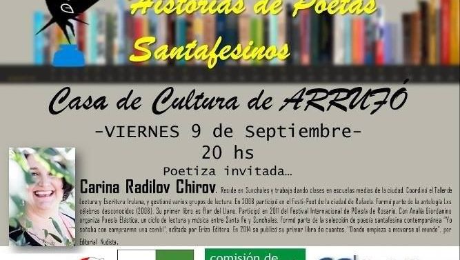 Arrufó recibe el ciclo «Historias de Poetas Santafesinos»