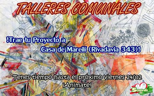 Suardi: Talleres Comunales 2017