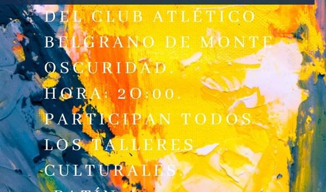 Monte Oscuridad: Cierre de Talleres Culturales 2019