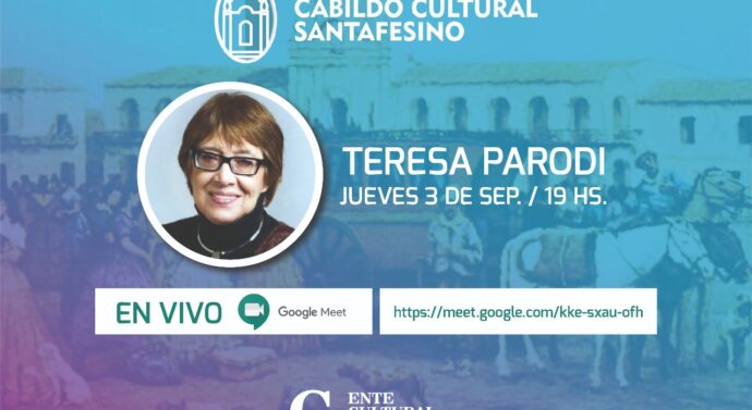 Teresa Parodi en el «Cabildo Cultural Santafesino»