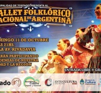 Tostado recibe al «Ballet Folclorico Nacional»