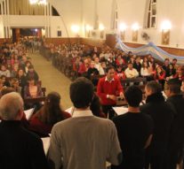 Tostado: El Coro Polifónico Municipal y el de Jóvenes se presentaron en la Parroquia local