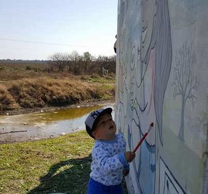 Gato Colorado: El primer «Faro de Campo» fue restaurado por Artistas plásticos locales