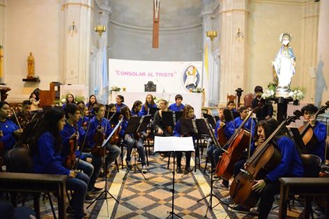 Orquesta Municipal de Reconquista se presentó en la Iglesia Catedral