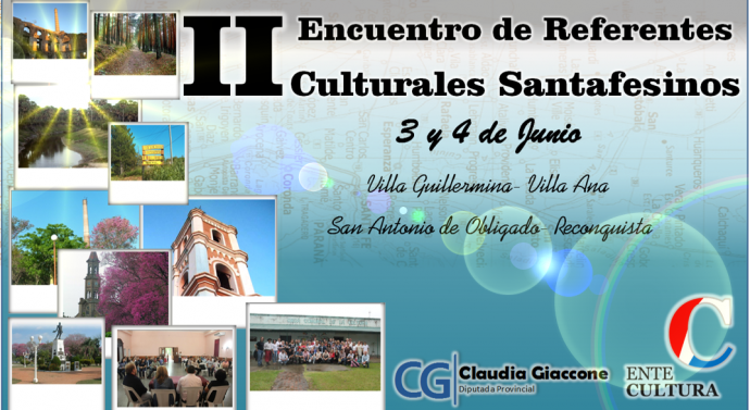 El «II Encuentro de Referentes Culturales» se desarrollará en el norte santafesino