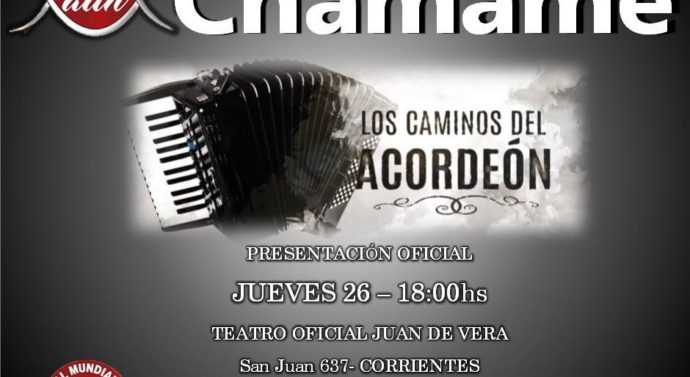 «Los Caminos del Acordeón» se proyectará en la Fiesta Nacional del Chamamé en Corrientes