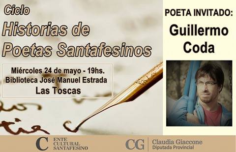 Las Toscas recibe el ciclo «Historias de Poetas Santafesinos»