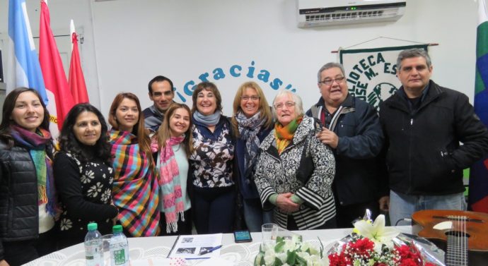 Yamila Cafrune compartió un cálido encuentro en la ciudad de Las Toscas