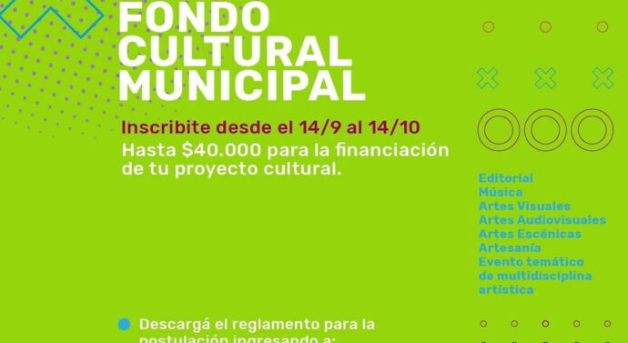 Reconquista: Fondo Cultural Municipal
