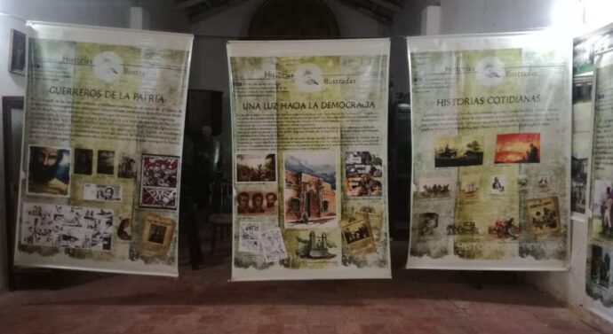La muestra «Historias Ilustradas» llegó a San Antonio de Obligado