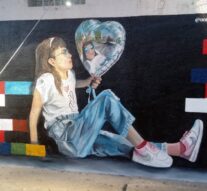 Reconquista tiene un nuevo mural sobre calle Rivadavia