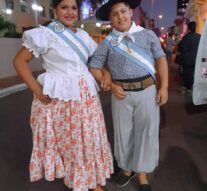 La mejor pareja de bailarines de Chamamé es de Villa Guillermina y abrió el Festival Nacional y del Mercosur en Corrientes