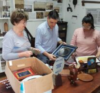 Villa Ocampo: Se recibió material de la Historia de la actividad coral con destino al Museo