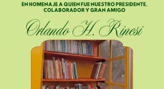 Nueva Biblioteca al Paso en Las Toscas en homenaje al Prof. Orlando Rinesi