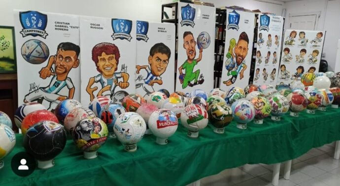 En Las Toscas ya se exponen las muestras «Arte en pelotas» y «Campeones»