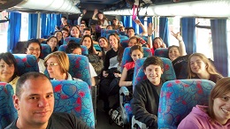 Estudiantes de cañadenses rumbo a Chubut