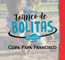 Se pone en marcha el «7° Torneo Provincial de Bolitas» – «Copa Papa Francisco»