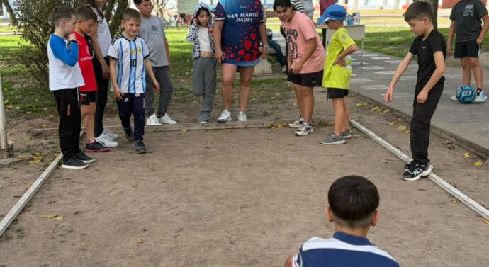 Sarmiento desarrolló el «Torneo Provincial de Bolitas