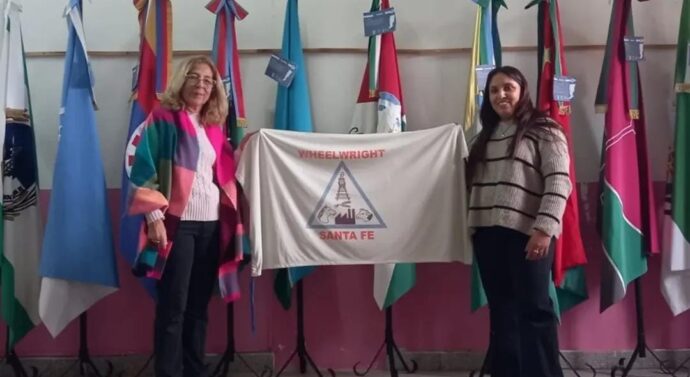«Abanderados» llegó a Wheelwright